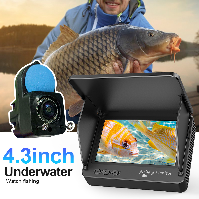 Fish Finder Portable - Caméra de pêche sous-marine 1080P HD,