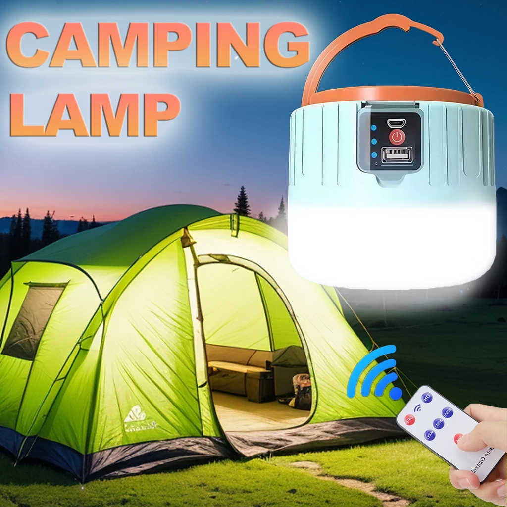 Fishing Light - Lanterne solaire de Camping LED Rechargeable,