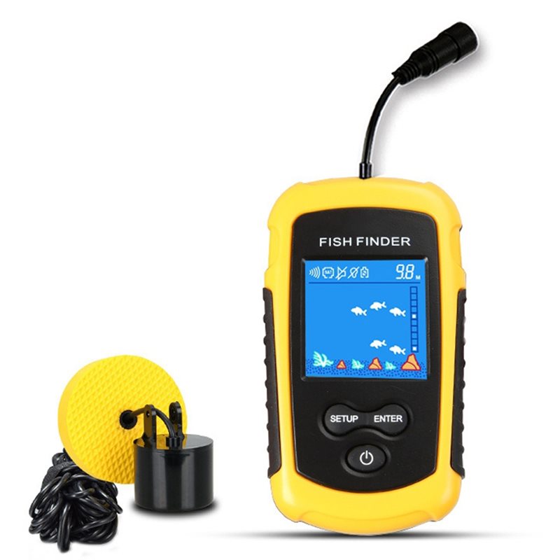 Fish Finder Portable - ABHT-Kayak Sonar Portable de Pêche, Détecteur