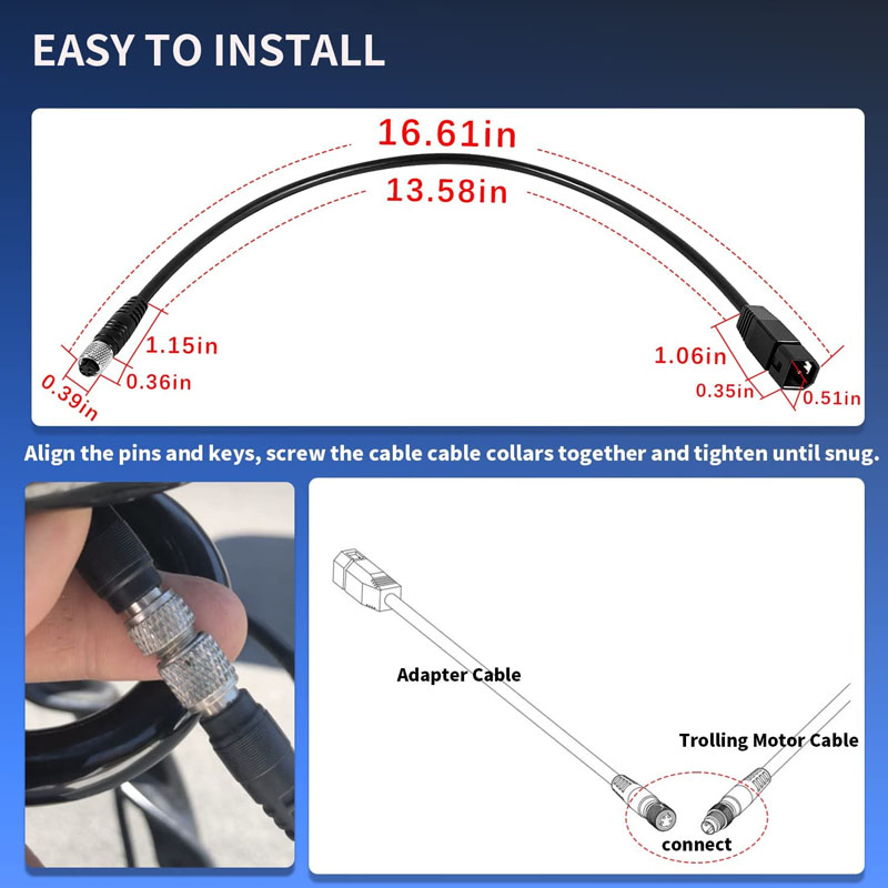 Câble adaptateur universel pou - Fish Finder Cable avis et prix