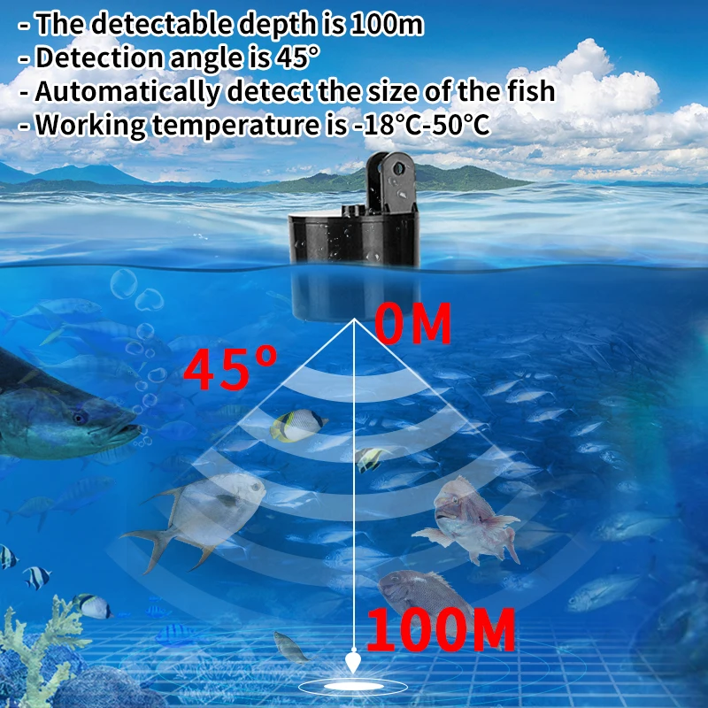 Alarme 100M Sonar Portable dét - Fish Finder Portable avis et prix