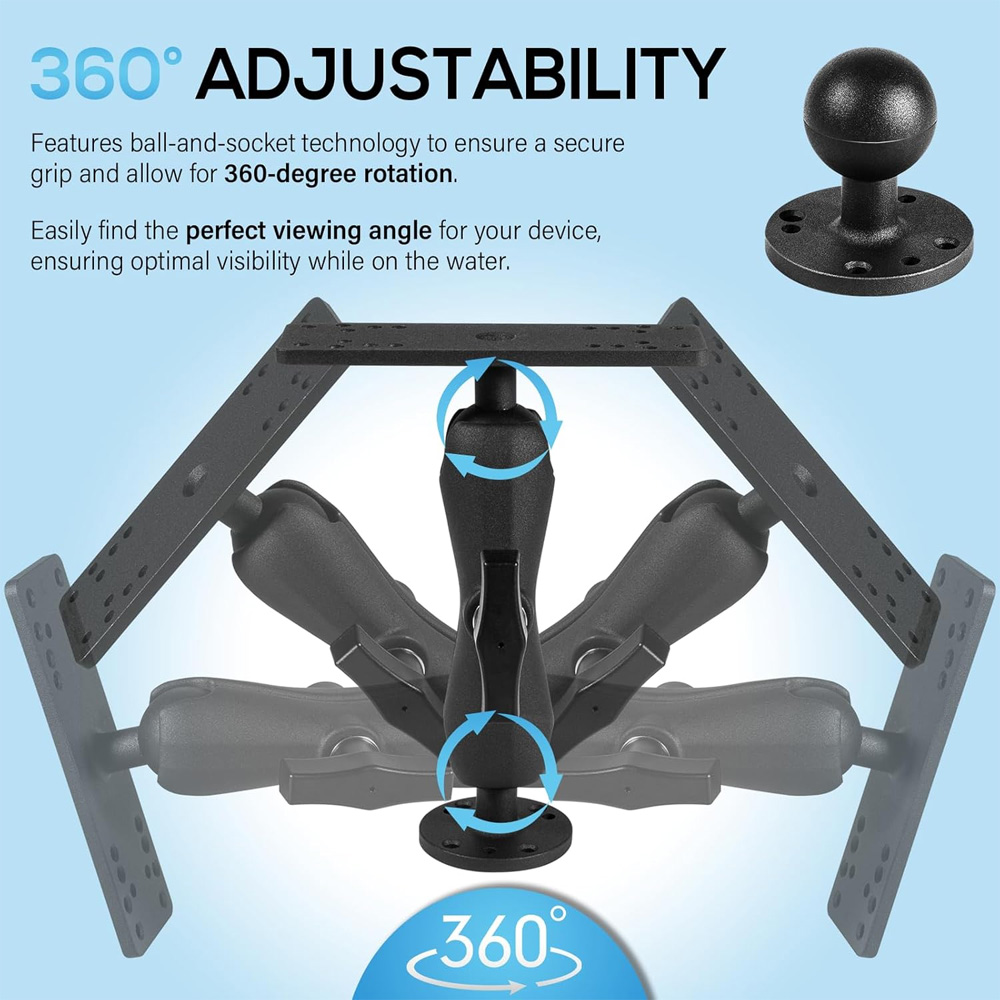 Support de sondeur de pêche en - Fish Finder Mount avis et prix