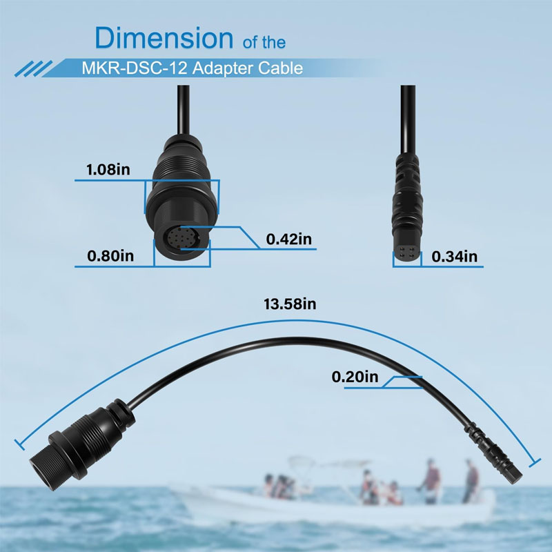 1852081 MKR-DSC-12 Câble adapt - Fish Finder Cable avis et prix