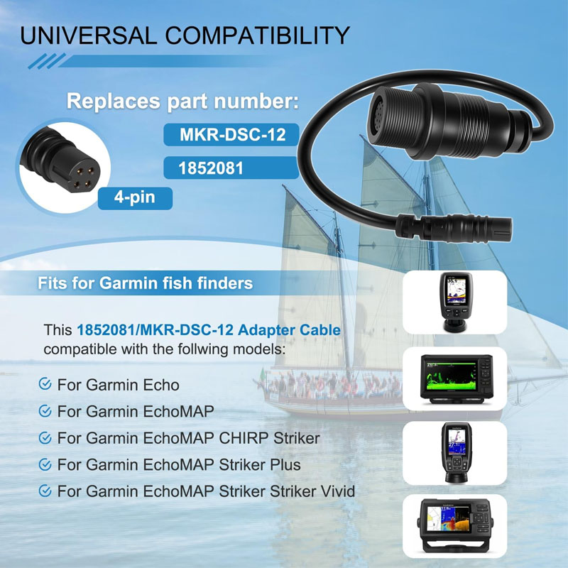 1852081 MKR-DSC-12 Câble adapt - Fish Finder Cable avis et prix