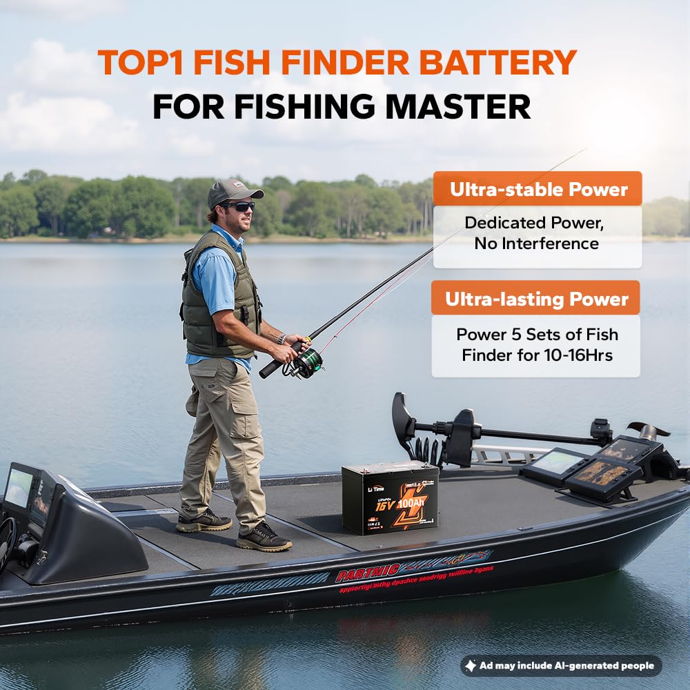 Batterie LiFePO4 16V 100Ah gro - Fish Finder Charger avis et prix