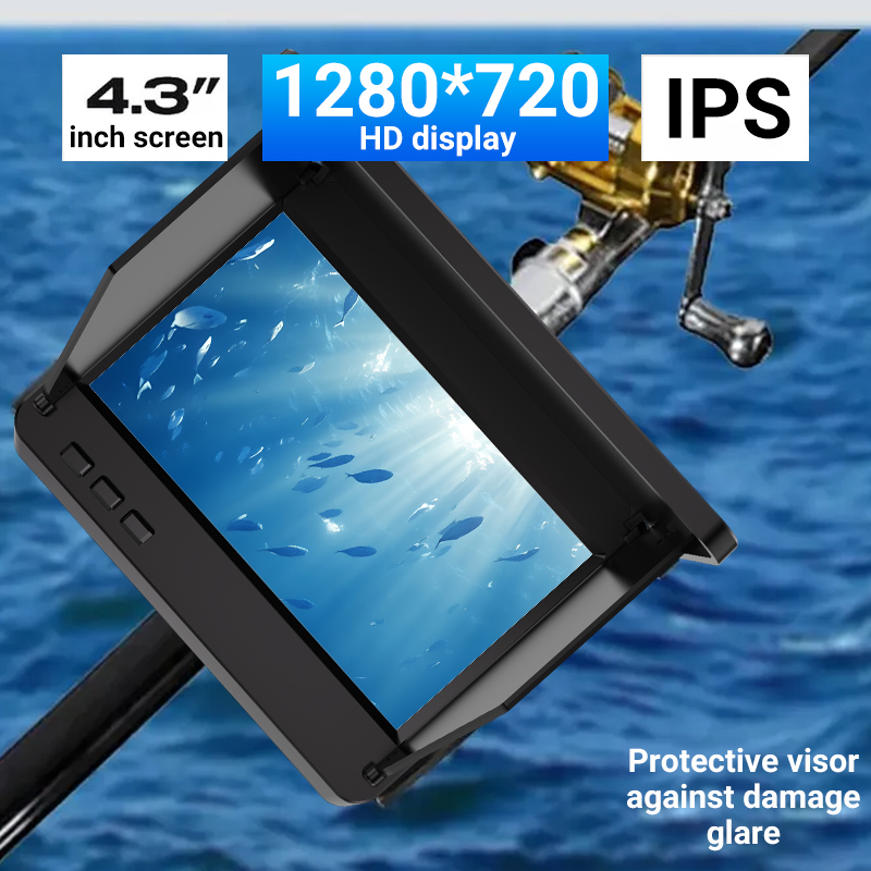 Caméra de pêche sur glace 4,3  - Fishing Depth Finder avis et prix